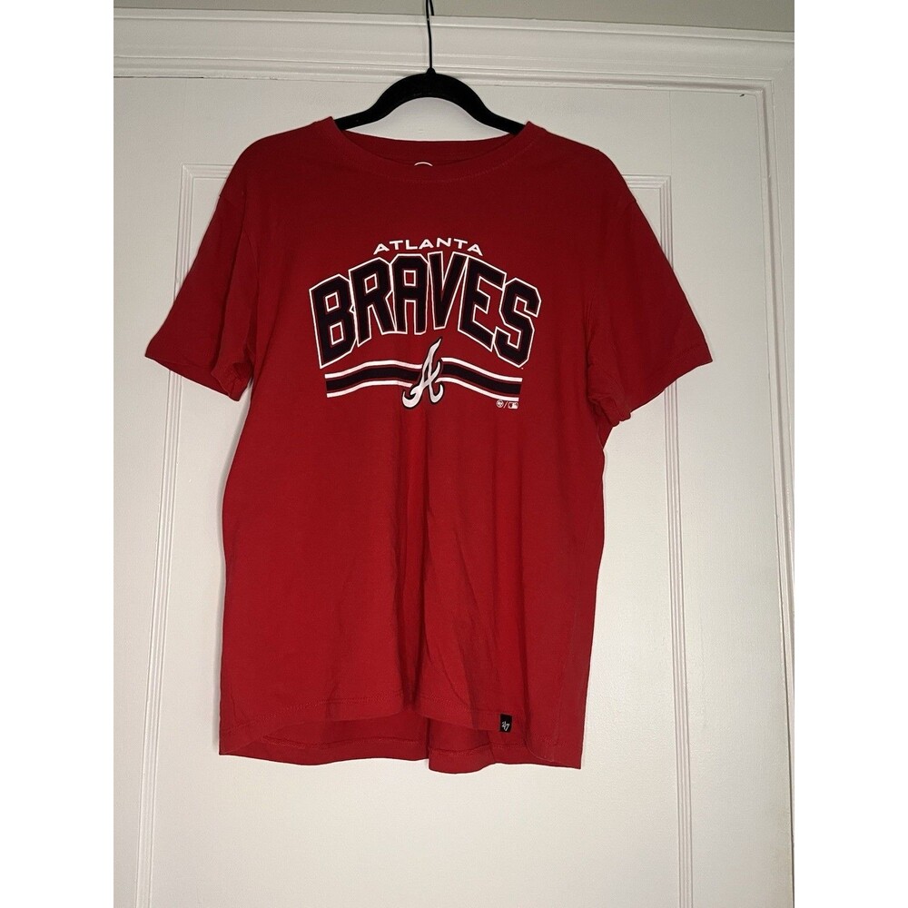 ’47 Atlanta Braves Red Shirt MLB Baseball Officially Licensed Men's Size M
